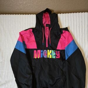 Disney Mickey Black and Multicolor Raincoat